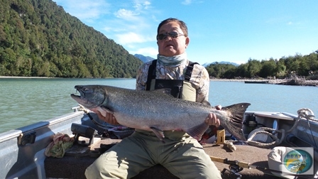 Fotos da pesca esportiva em Chaiten no Chile